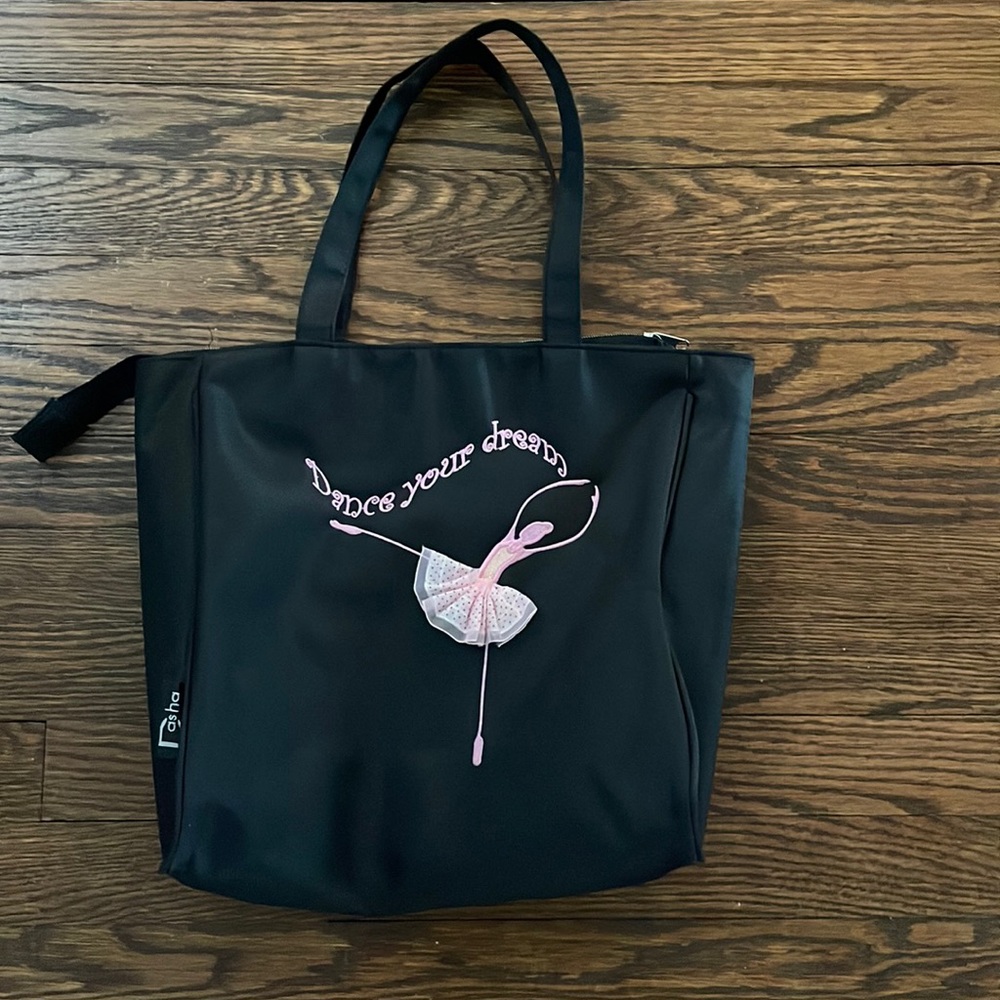 Little girls dance bag. About 12 inches x 13inches
